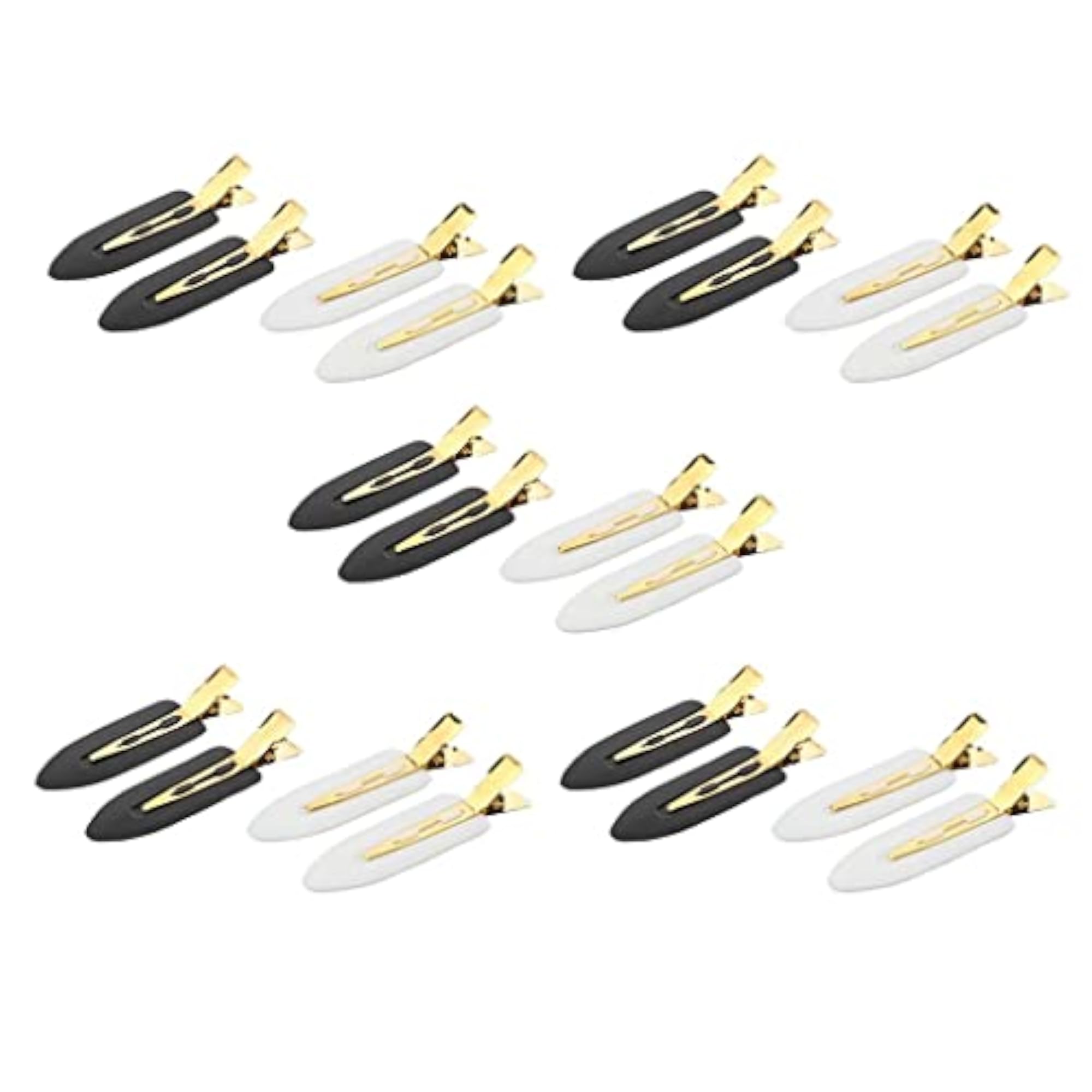 20x No Bend Hair Clips, Makeup Clamps for Hair Styling